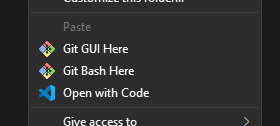 abrir consola de git